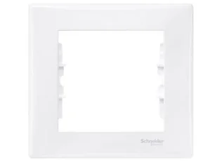 Schneider Electric Polska Sp. z o.o. SCHNEIDER SEDNA ramka IP44 POJEDYNCZA BIAŁA - Wyłączniki światła i elektryczne - miniaturka - grafika 2