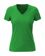Koszulki i topy damskie - Koszulka damska T-shirt damski Stedman V-neck ST2700 Kelly Green XS - miniaturka - grafika 1