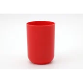 Kubki na szczoteczki do zębów - Kubek SIMPLY czerwony - miniaturka - grafika 1