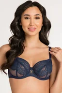 Biustonosze - Biustonosz miękki Gorsenia K876 Aria granatowy - miniaturka - grafika 1