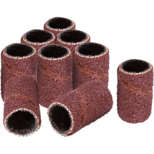 Nakładka, Nasadka Kapturki Ścierne - 10szt Gr 120 - Frezarki do paznokci - miniaturka - grafika 1