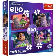 Puzzle - Puzzle 4w1 - Pozaziemskie misje Elio Trefl - puzzle - miniaturka - grafika 1
