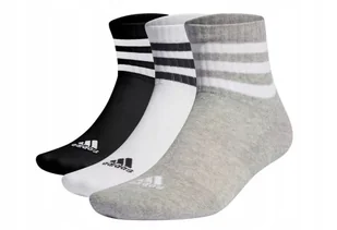 Skarpety adidas 3-Stripes Cushioned Sportswear Mid - Skarpetki dla dzieci - miniaturka - grafika 1