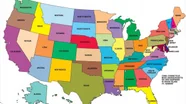 PUZZLE Mapa USA Stany Zjednoczone A3 252 el z Nadrukiem + IMIĘ Pudełko
