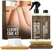 Kosmetyki samochodowe - Leather Expert Car Leather Care Kit 2x250ml - miniaturka - grafika 1