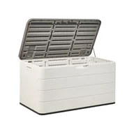 Skrzynie ogrodowe - BLmeble Skrzynia ogrodowa MILIES 116 cm 60 cm Biały B660761 - miniaturka - grafika 1