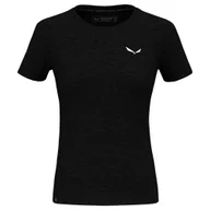 Koszulki i topy damskie - Koszulka damska Salewa Eagle Minilogo AM T-Shirt Black Out 36 - miniaturka - grafika 1