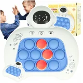 Zabawki interaktywne dla dzieci - GRA POP IT POPIT GIERKA ELEKTRONICZNA DŹWIĘKI ŚWIECI PREZENT NA ŚWIĘTA Z2077 - miniaturka - grafika 1