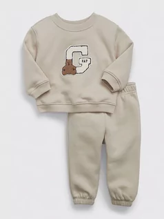Bluzy i sweterki niemowlęce - GAP 2-częściowy zestaw w kolorze beżowym - grafika 1