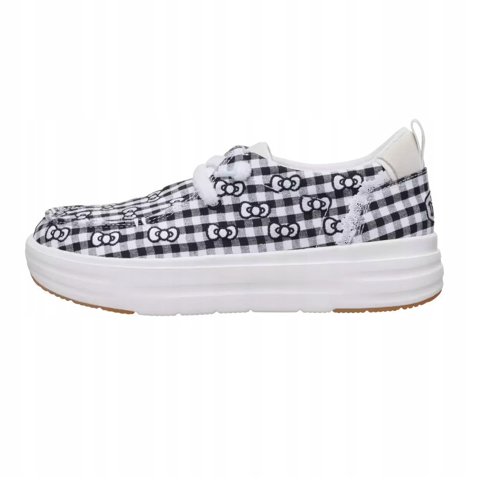HeyDude Damskie Lekkie Buty Mokasyny Wsuwane Wendy Nova Hello Kitty 41