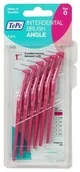 Szczoteczki międzyzębowe - TePe Angle Szczoteczki międzyzębowe 0,4mm - różowe 6 szt - miniaturka - grafika 1