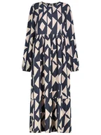 Sukienki - Sublevel Sukienka w kolorze granatowo-kremowym - miniaturka - grafika 1