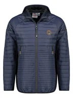 Kurtki męskie - Geographical Norway Kurtka zimowa "Carno" w kolorze granatowym - miniaturka - grafika 1