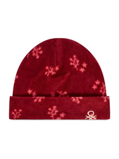 Benetton United Colors Of Czapka Basic Winter Kg 6U87B42EQ Czerwony - Czapki dla dzieci - miniaturka - grafika 1