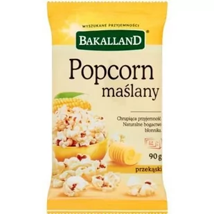 Bakalland Popcorn maślany 90g - Popcorn - miniaturka - grafika 1