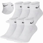 Skarpetki męskie - NIKE SKARPETY KRÓTKIE M 38-42 BIAŁE 6PAR - miniaturka - grafika 1