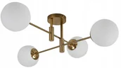 Lampy sufitowe - Lampa WiSZĄCA Sufitowa Plafon Żyrandol Kule Led 4PL - miniaturka - grafika 1