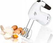 Miksery - Mikser Ręczny 200W Z Podstawką 5 Prędkości Biały - miniaturka - grafika 1