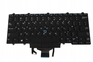 Nowa Klawiatura Podświetlana do Dell Latitude E5470 E7470 E5450 E7450 - Części i akcesoria do laptopów - miniaturka - grafika 1