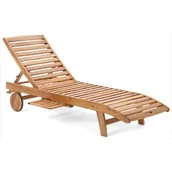 Leżaki ogrodowe - Home&Garden Home Garden LEŻANKA DREWNIANA AKACJA LUX 454499 454499 - miniaturka - grafika 1