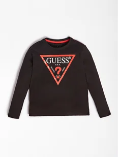 Guess Bluzka L84I29 K8HM0 Czarny Regular Fit - Bluzki damskie - miniaturka - grafika 1