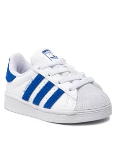 Buty dla dziewczynek - Adidas Sneakersy Superstar El I GV7953 Biały - grafika 1