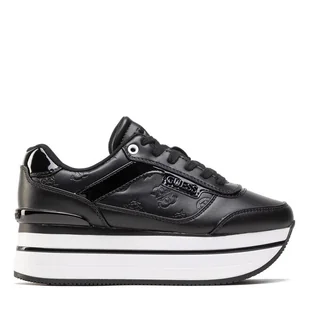 Sneakersy Guess Hansin FL5HNS PEL12 Czarny - Sneakersy damskie - miniaturka - grafika 1