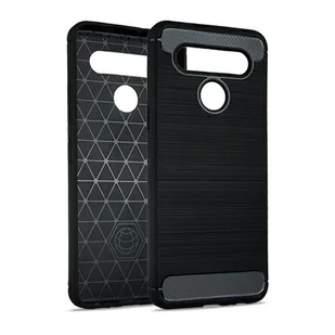 Beline Etui Carbon iPhone 7/8 czarny /black - Etui i futerały do telefonów - miniaturka - grafika 1