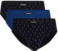 Majtki męskie - Slipy męskie Atlantic sport 3MP-101-01 3-pack mix kolorów - miniaturka - grafika 1