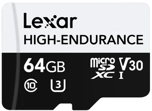 Lexar High-Endurance 64 GB MicroSDXC UHS-I Klasa 10 - Karty pamięci - miniaturka - grafika 1