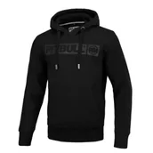 Bluzy sportowe męskie - Pit Bull Bluza Z Kapturem Hooded Hilltop Black/Black - miniaturka - grafika 1