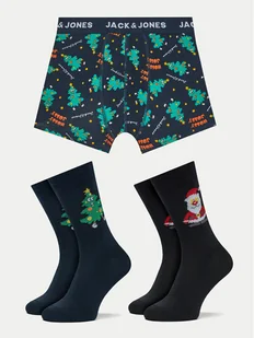 Jack&Jones Junior Komplet bielizny Holly Jolly 12267024 Granatowy - Majtki dla dzieci - miniaturka - grafika 1