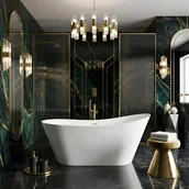 Wanny - Rea Wanna Akrylowa Wolnostojąca Lusso Slim 170 - miniaturka - grafika 1