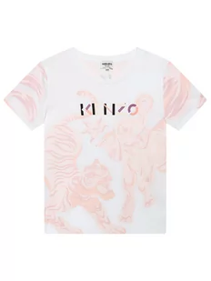 Kenzo Kids T-Shirt K15085 S Biały Regular Fit - Koszulki dla chłopców - miniaturka - grafika 1