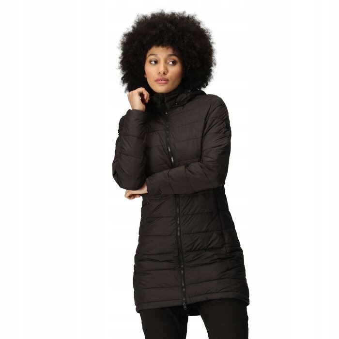 Ocieplany płaszcz damski Regatta RWN208 800 czarny S