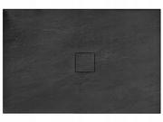Brodziki prysznicowe - Rea Stone 80x120 czarny K9602 - miniaturka - grafika 1