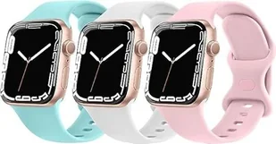 3x PASEK DO ZEGARKA APPLE WATCH 42/44/45/49 SE/9/8/7/6/5/4/3/2 RÓŻNE KOLORY - Akcesoria do smartwatchy - miniaturka - grafika 1