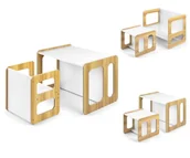 Wyposażenie pokoiku dziecięcego - Milly Mally Zestaw mebli Stella 3w1 Natural - miniaturka - grafika 1