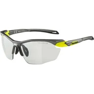 Okulary sportowe - Alpina Twist Five HR VL+ Okulary rowerowe, tin matt-neon yellow/black 2020 Okulary sportowe A8592 1 26 - miniaturka - grafika 1