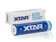 Ładowarki samochodowe - Akumulator Xtar 18650 3,7V Li-ion 2200mAh z zabezpieczeniem - miniaturka - grafika 1