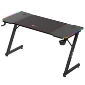 Biurka gamingowe - Biurko podświetlane Dynamiq Unique Biurko do grania i do nauki 120/60 - miniaturka - grafika 1