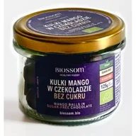 Bakalie - Biossom Kulki mango w czekoladzie bez dodatku cukru bezglutenowe 125 g Bio - miniaturka - grafika 1