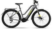 Rowery elektryczne - Haibike Haibike Trekking 6 mid grey 2022 GLOSS_GREY_NEON YLW 27,5 cala - miniaturka - grafika 1