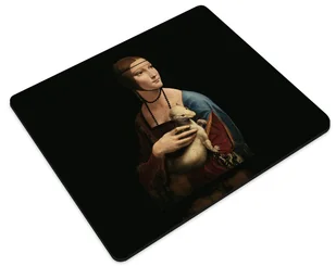 Podkładka Dama z gronostajem Leonardo da Vinci 36x29cm - Podkładki pod mysz - miniaturka - grafika 1
