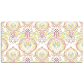 Podkładki na biurko - Podkładka na całe biurko Indyjski wzór geometryczny 120x60 cm - miniaturka - grafika 1