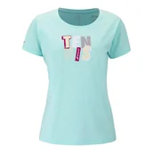 Koszulki i topy damskie - Koszulka damska Babolat Exercise Message Tee Blue Tint S - miniaturka - grafika 1