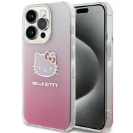 Etui i futerały do telefonów - Etui Hello Kitty IML Gradient Electrop Kitty Head na iPhone 13 Pro Max - różowe - miniaturka - grafika 1