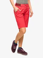 Odzież trekkingowa damska - Spodenki turystyczne damskie Vaude Farley Stretch Shorts II - flame - miniaturka - grafika 1