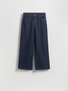 Reserved - Jeansy culotte - granatowy - Spodnie damskie - miniaturka - grafika 1