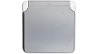 Gniazdka elektryczne - Legrand 069570 PLEXO Gniazdo Pojedyncze 2P+Z SCHUKO SZARE 16A-250V~ - miniaturka - grafika 1